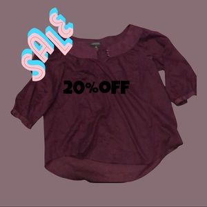 - Ralph Lauren purple blouse